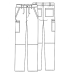 Мужские брюки удлиненные CHEROKEE WW200T BLKW