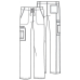 Мужские брюки CHEROKEE 4043 WHTW